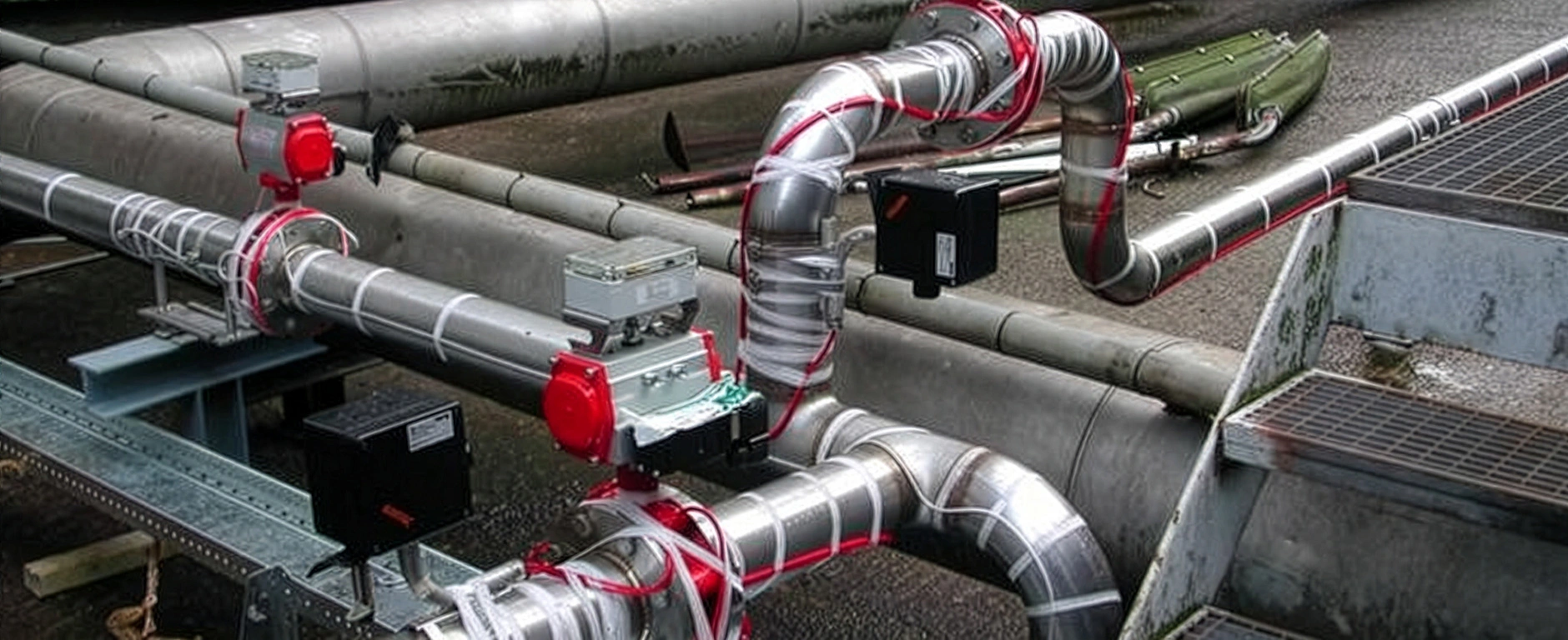 Tracing door WIKO voorziet in het op temperatuur houden van producten of als bescherming van kostbare installaties