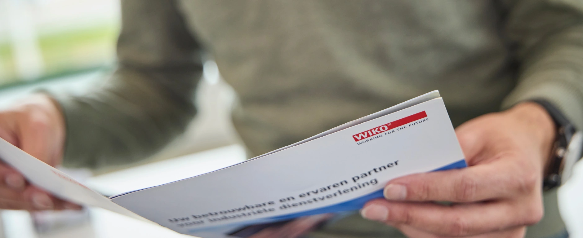 WIKO houdt belangstellende op de hoogte door middel van brochures